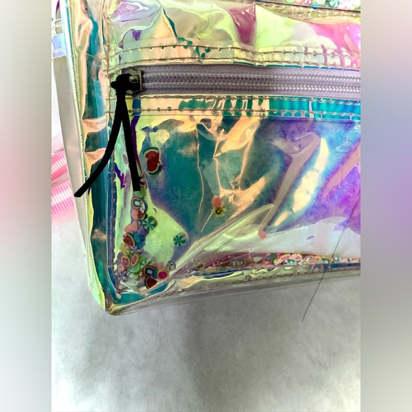 Translucent Backpack with confetti Beads - Picture 8 of 15